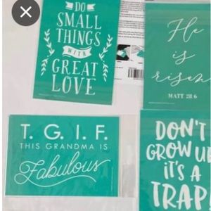 Chalk Couture Transfers NIP VARIOUS